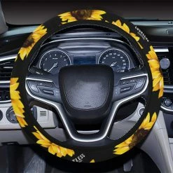 Interestprint Home & Living Sunflower Steering Wheel Cover
