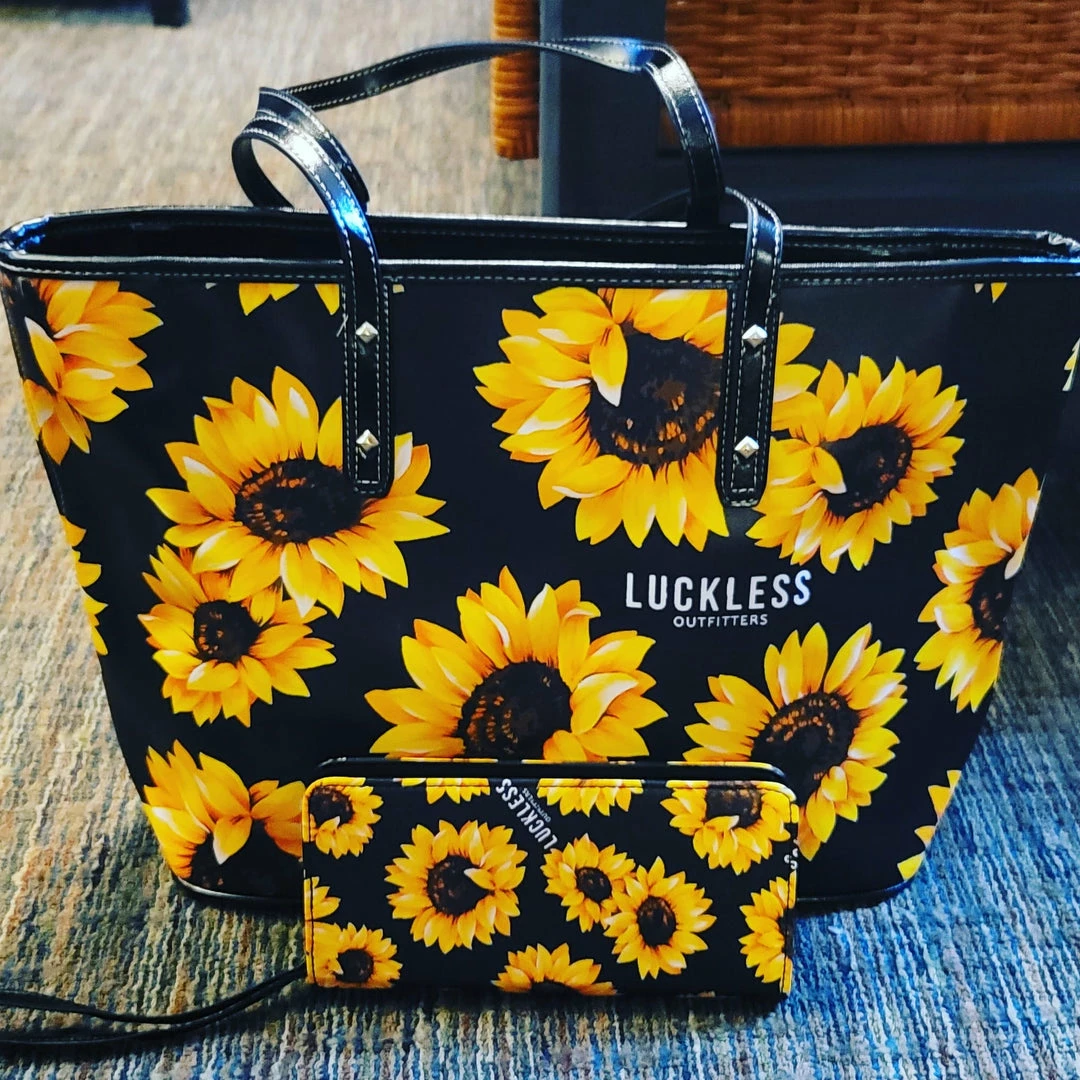 Budget 😀 Interestprint 👩 Women Sunflower Leather Purse ❤️ 5 Interestprint Women Sunflower Leather Purse