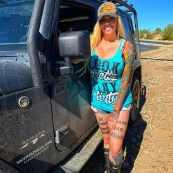 Luckless Outfitters Look Pretty Play Dirty Tank (Multiple Colors) Women