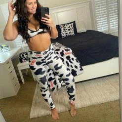 Printful Holy Cow Yoga Leggings
