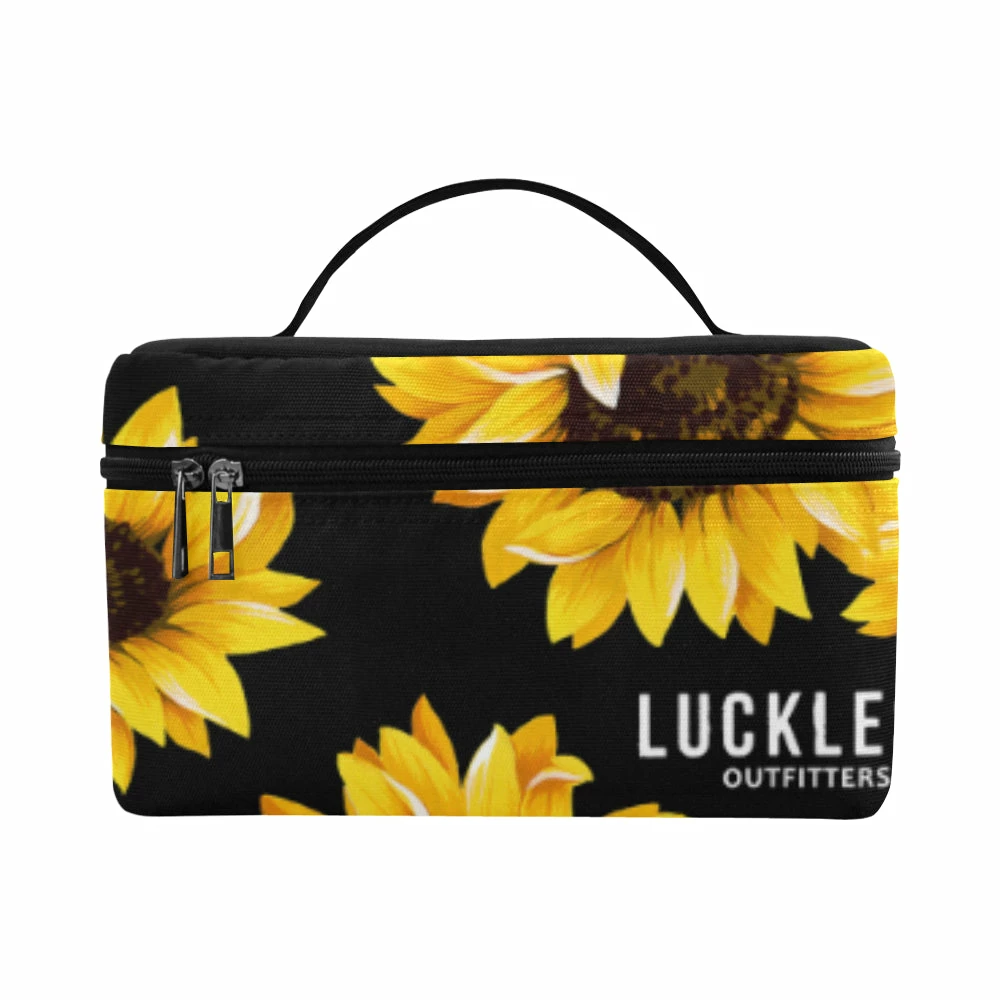 Budget 👍 Interestprint 👩 Women Sunflower Makeup Bag 🎁 3 Interestprint Women Sunflower Makeup Bag
