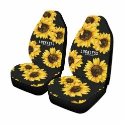Interestprint Sunflower Seat Airbag Compatible Seat Covers (Set Of 2)