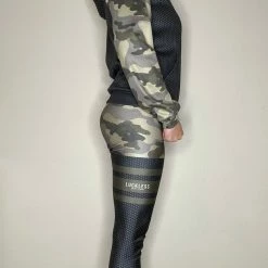 Yoycol HIGH WAIST LEGGINGS - ARMY MULTICAM + DOTTED Women