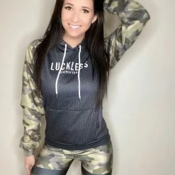 Yoycol HIGH WAIST LEGGINGS - ARMY MULTICAM + DOTTED Women