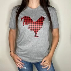 Luckless Outfitters Buff Check Rooster Tee
