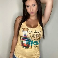 Yoycol Women He Don't Love Me Racerback Tank