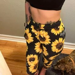 Printful Sunflower Joggers Sunflower Lovers
