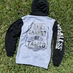 Luckless Outfitters She Cannot Be Tamed | Blocked Heavyweight Hoodie