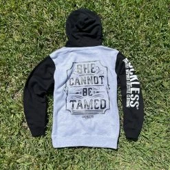 Luckless Outfitters She Cannot Be Tamed | Blocked Heavyweight Hoodie