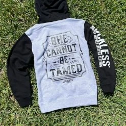 Luckless Outfitters She Cannot Be Tamed | Blocked Heavyweight Hoodie