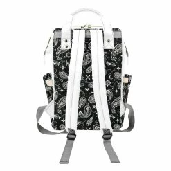 Interestprint Paisley Baby Bag | Monochrome