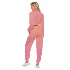 Yoycol Ombre Jambo Crop Set Sun Kissed Coral Women