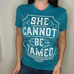 Luckless Outfitters She Cannot Be Tamed | Teal