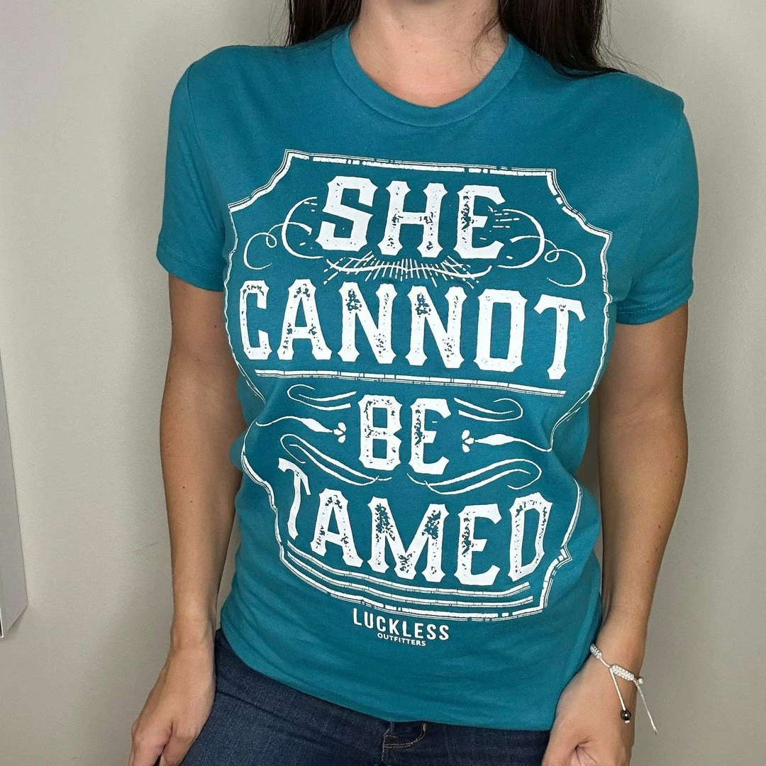 Cheap ๐ Luckless Outfitters She Cannot Be Tamed | Teal ๐ 4 Luckless Outfitters She Cannot Be Tamed | Teal