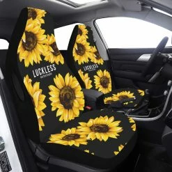 Interestprint Sunflower Seat Airbag Compatible Seat Covers (Set Of 2)