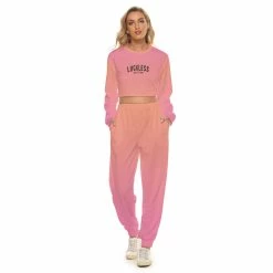 Yoycol Ombre Jambo Crop Set Sun Kissed Coral Women
