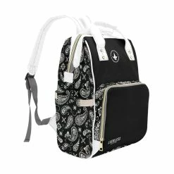 Interestprint Paisley Baby Bag | Monochrome