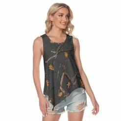 Yoycol Midnight Camo Women's Irregular Hem Tank