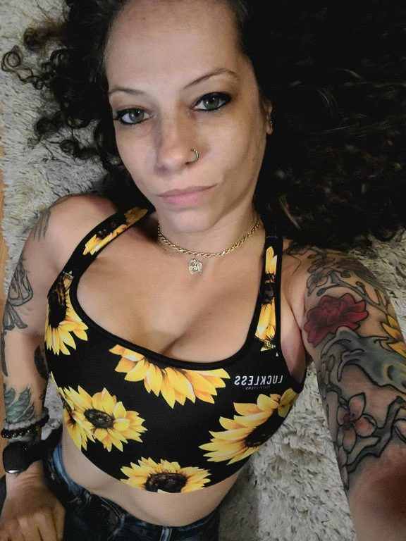 Best Pirce 👏 Printful Sunflower Sports Bra 👩 Women ⌛ 8 Printful Sunflower Sports Bra Women