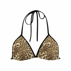 Interestprint Women Wild Cat Triangle Bikini