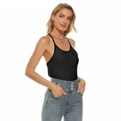 Yoycol SUNFLOWER CRISS-CROSS OPEN BACK TANK TOP
