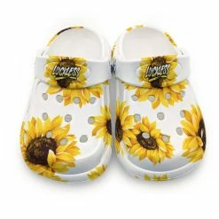 Luckless Outfitters Sunflower Kid's Clogger | White Kids
