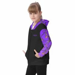 Yoycol PLUMTUOUS KIDS CAMO HEAVY ZIP FLEECE HOODIE