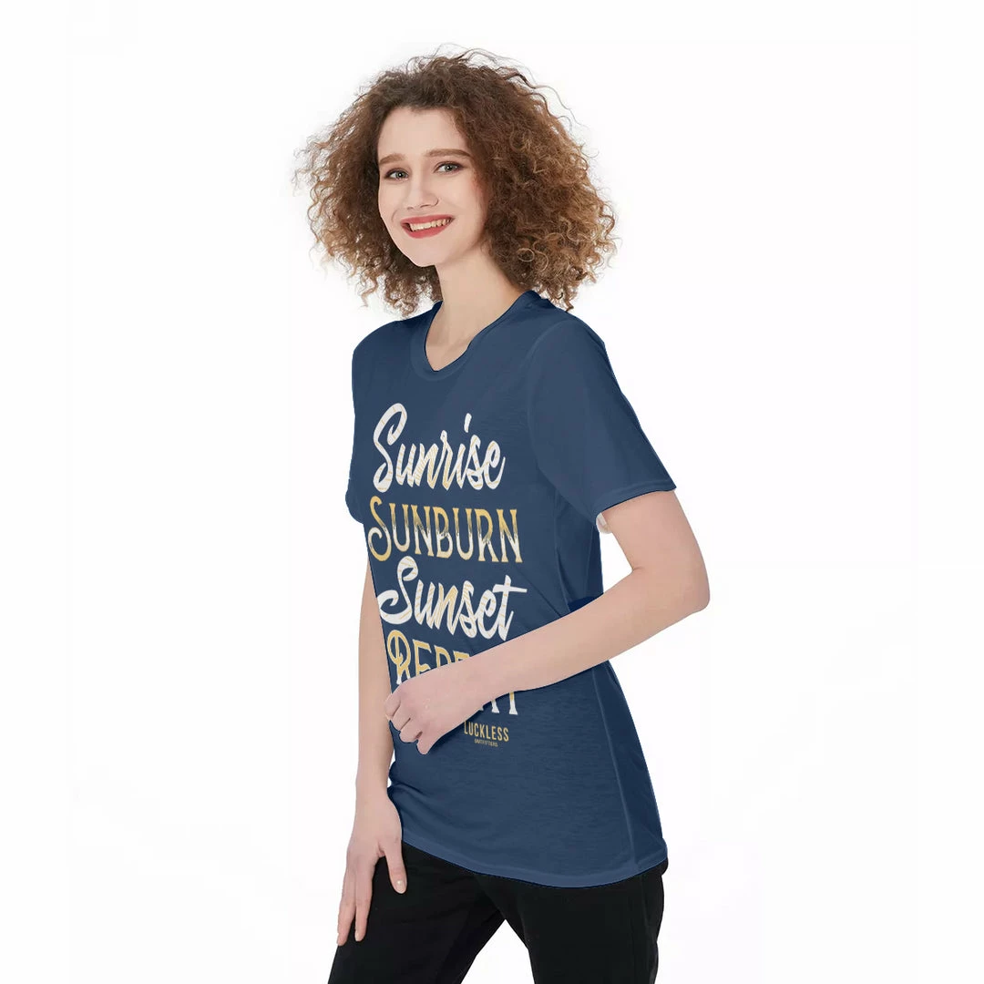 Best deal โ๏ธ Yoycol Sunrise Sunburn Sunset Repeat ๐ฉ Women's Tee ๐ 6 Yoycol Sunrise Sunburn Sunset Repeat Women's Tee