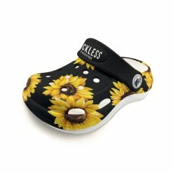 Luckless Outfitters Sunflower Kid's Clogger | Black