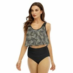 Yoycol Camo Women's Ruffled Bikini | Multicam