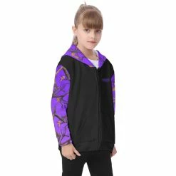 Yoycol PLUMTUOUS KIDS CAMO HEAVY ZIP FLEECE HOODIE