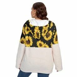 Yoycol FALL FESTIVAL FLEECE SUNFLOWER (+ Plus Sizes)