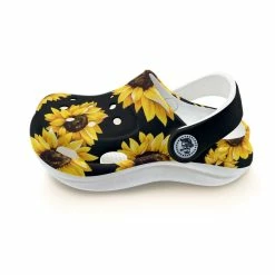 Luckless Outfitters Sunflower Kid's Clogger | Black