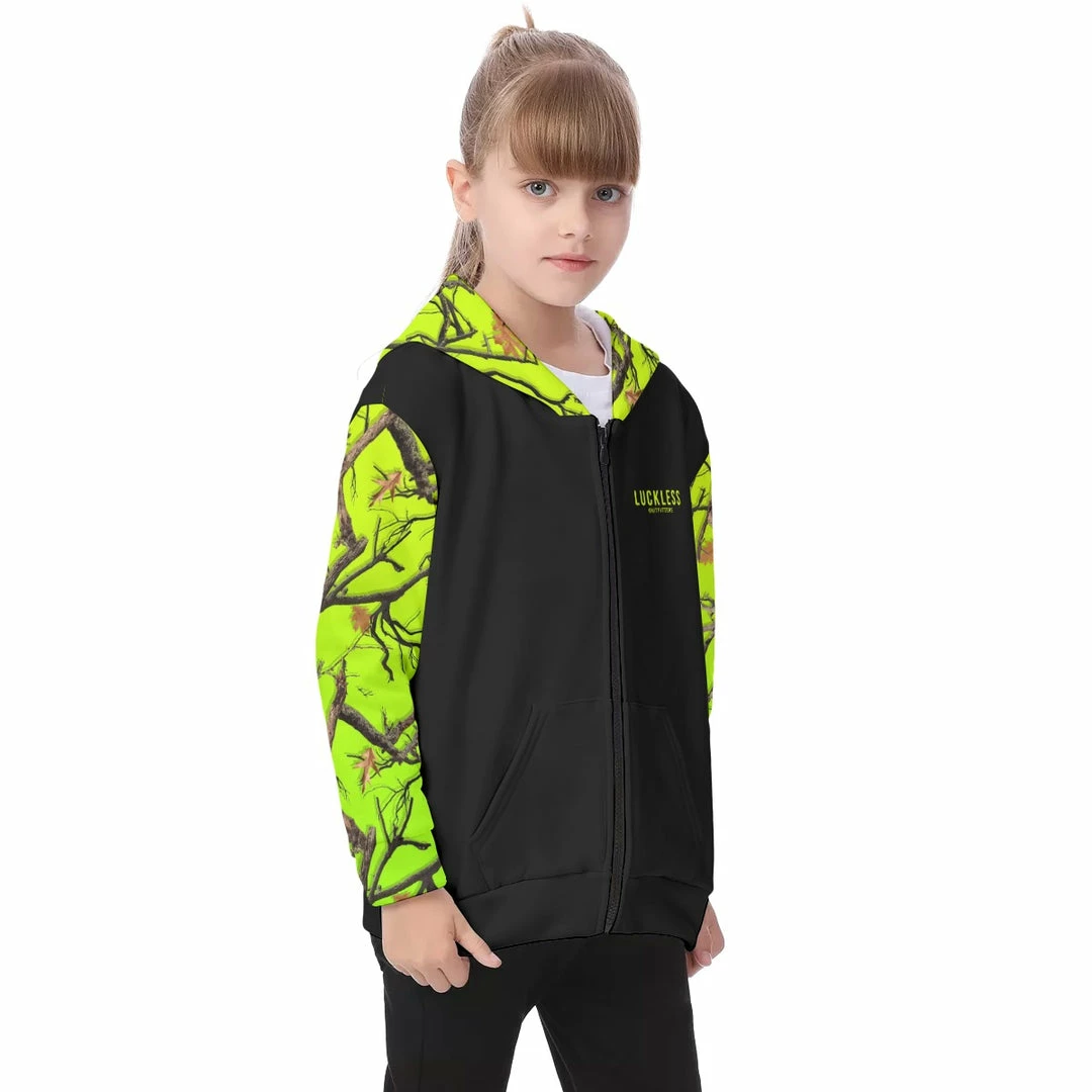 Discount 🛒 Yoycol HI-VIS KIDS CAMO HEAVY ZIP FLEECE HOODIE ✨ 7 Yoycol HI-VIS KIDS CAMO HEAVY ZIP FLEECE HOODIE