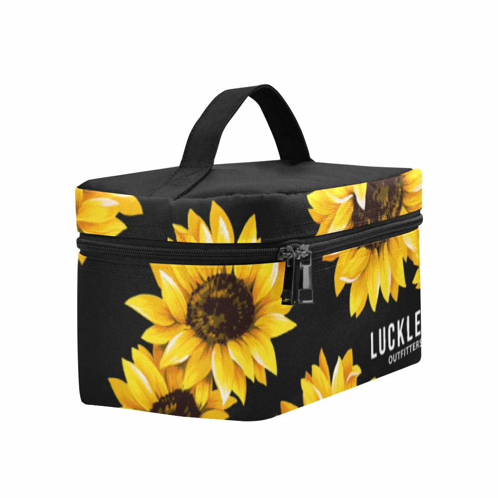 Budget 👍 Interestprint 👩 Women Sunflower Makeup Bag 🎁 6 Interestprint Women Sunflower Makeup Bag
