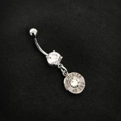 Bullet Designs Bullet Dangle Belly Button Ring