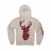 Luckless Outfitters Buck Hoodie Buffalo Plaid Hoodie Women
