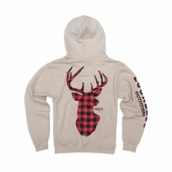 Luckless Outfitters Buck Hoodie Buffalo Plaid Hoodie Women
