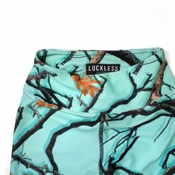 Printful Darlin Camo Women's Leggings Aquamarine