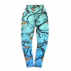 Printful Darlin Camo Women's Leggings Aquamarine