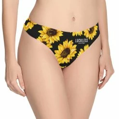 Interestprint Sunflower Panties Women