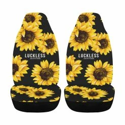 Interestprint Sunflower Seat Airbag Compatible Seat Covers (Set Of 2)