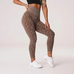Luckless Outfitters Leopard High Waisted Seamless Women's Leggings (Multiple Colors)