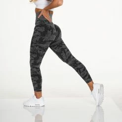 Luckless Outfitters High Waisted Seamless Camo Leggings (Multiple Colors)