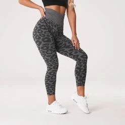 Luckless Outfitters Leopard High Waisted Seamless Women's Leggings (Multiple Colors)