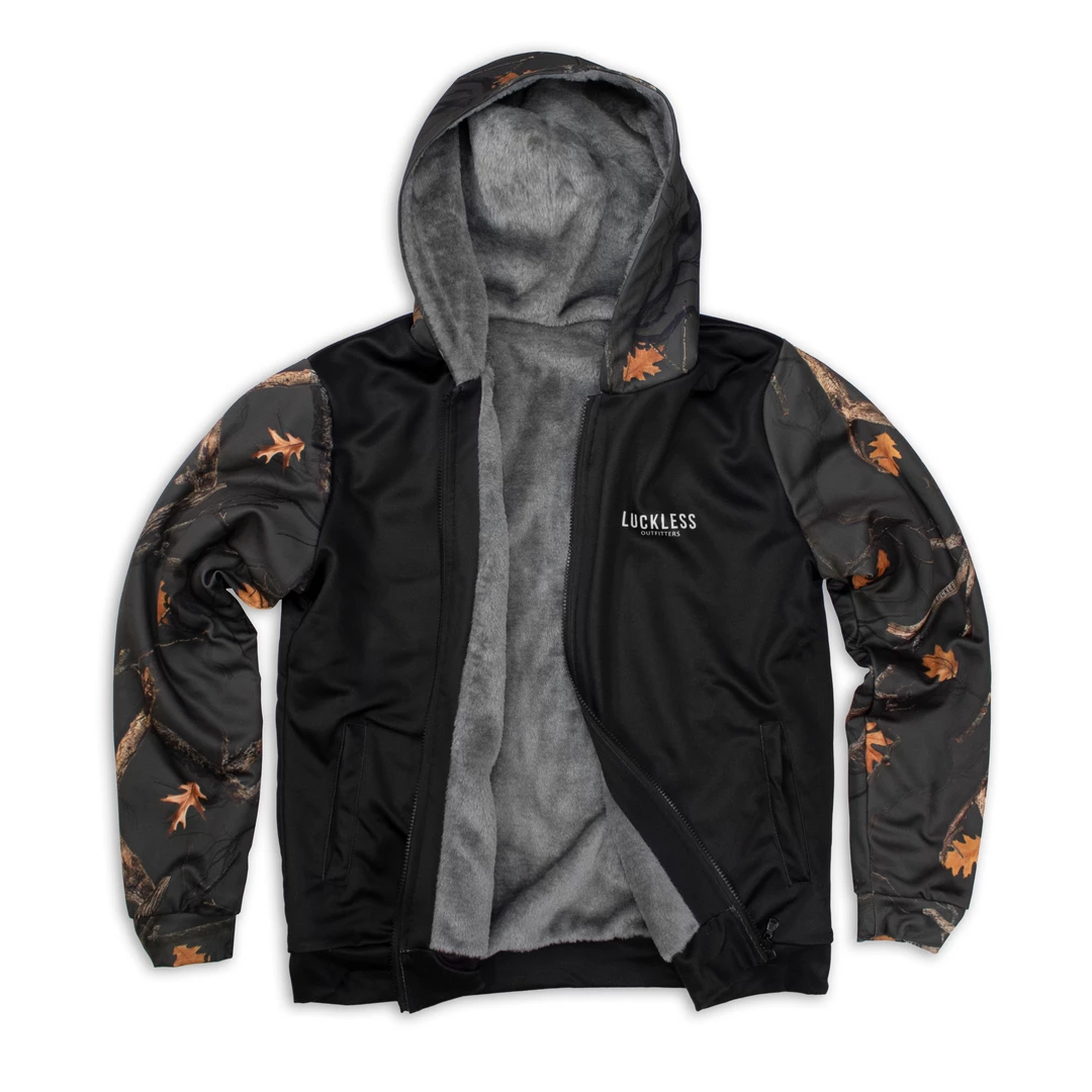 Best Pirce ๐คฉ Yoycol Midnight Camo Heavy Zip Fleece Hoodie ๐ฉ Women โ 5 Yoycol Midnight Camo Heavy Zip Fleece Hoodie Women