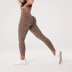 Luckless Outfitters Leopard High Waisted Seamless Women's Leggings (Multiple Colors)
