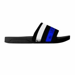 Luckless Outfitters Respect Slides - Blue Line Women