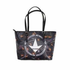 Interestprint LO Leather Belt Tote Women