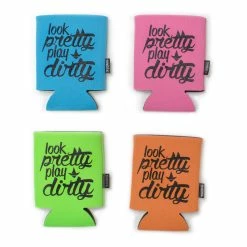 Luckless Outfitters Home & Living Look Pretty Play DIrty Can Koozie (Multiple Colors)